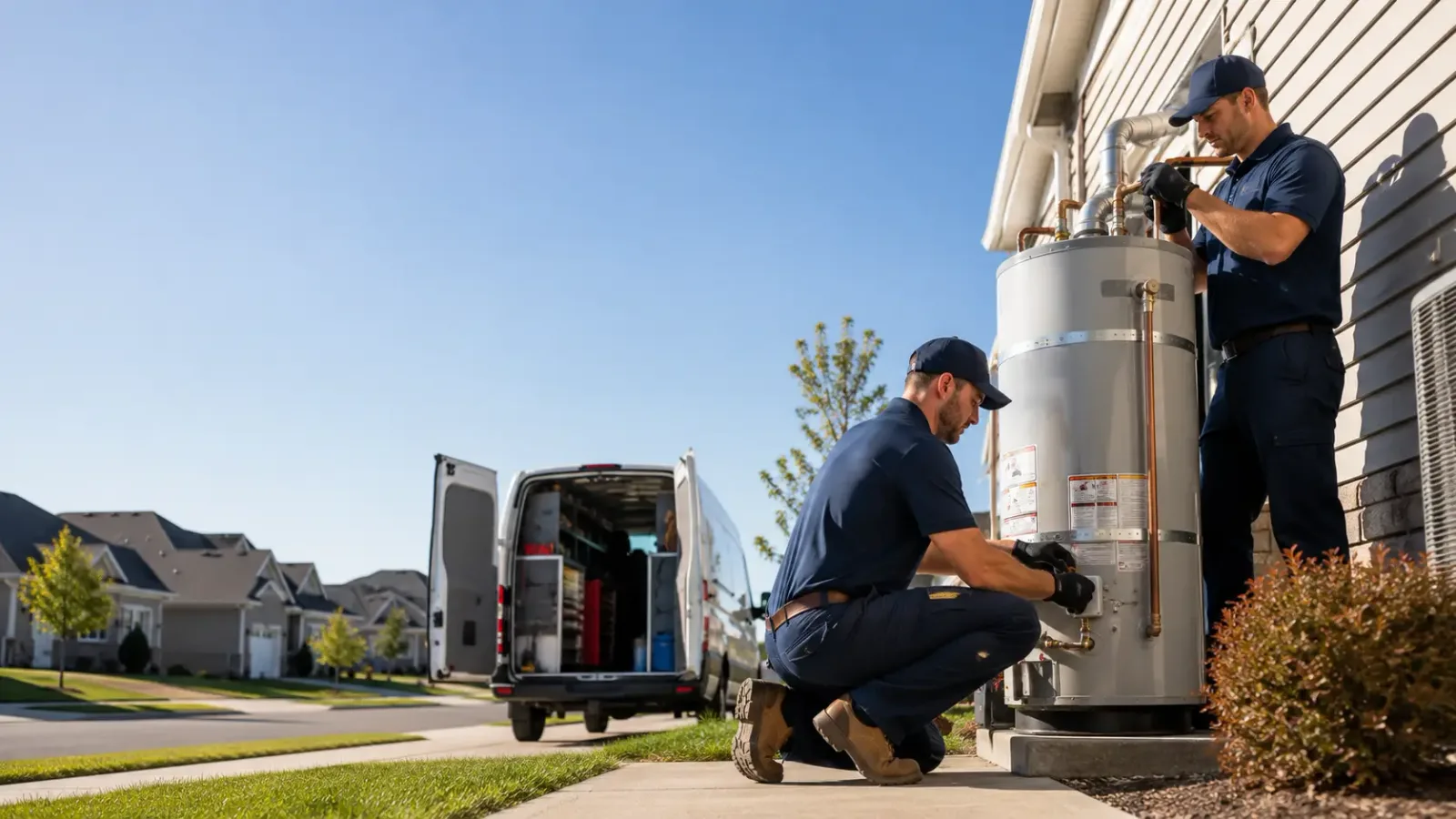 Water Heater Installation in Wing, ND
